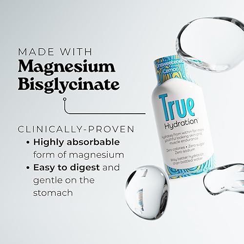 Miniatura 4 de True Hydration Inyecciones de electrolitos, paquete de 24  Apoya la calidad del sueño, el bienestar diario y los calambres musculares  Magnesio,