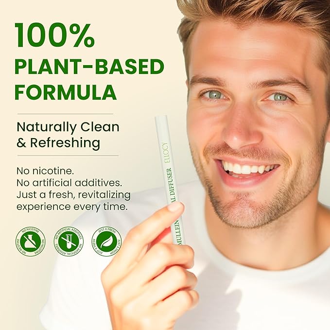 Pluma difusora herbal de gordolobo sabor menta 1 unidad miniatura 4