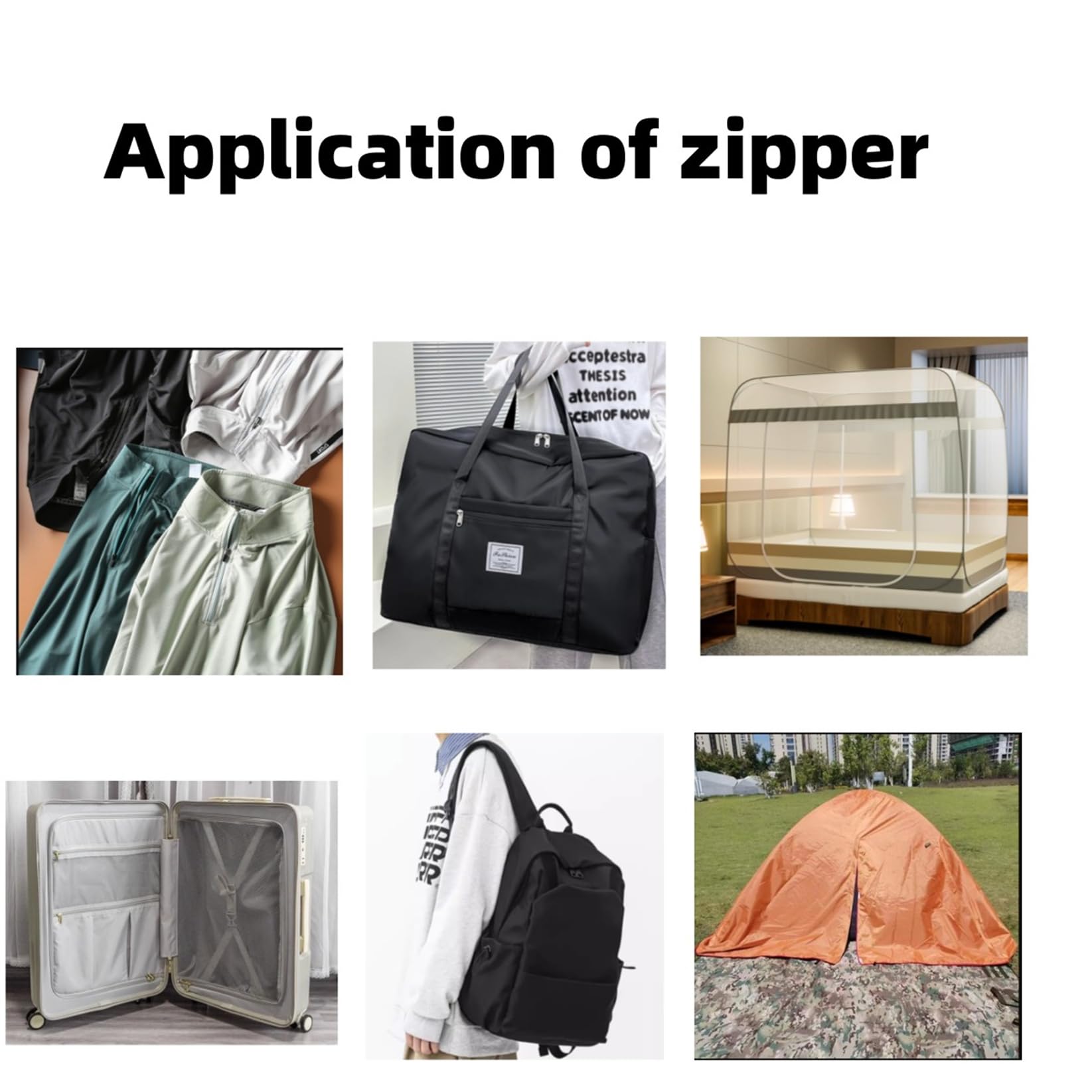 The Yard Nylon-Reißverschlüsse 9,1 M Lang (#10, Schwarz) – 20 Schieber Inklusive, Für Nähen & Basteln | Ideal Für Taschen, Kleidung & DIY