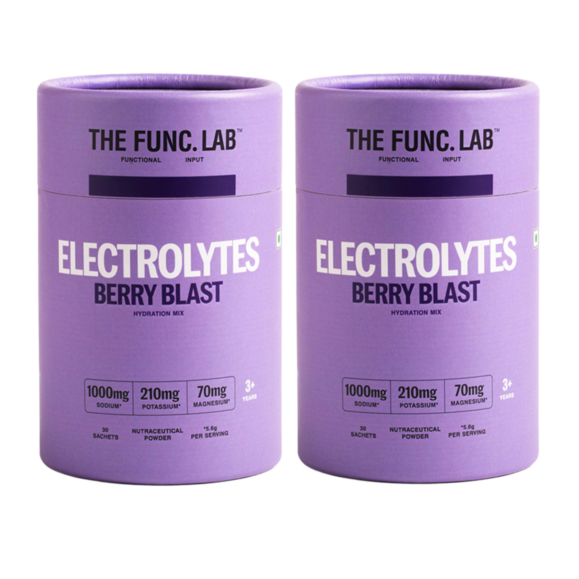 The Func. Lab Salty Electrolytes - Berry Blast | 30 Sachets | Instant Hydration Powder with Sodium, Potassium, Magnesium | Sugar-Free, No Preservatives | Instant Energy, Performance & Recovery Drink — Amazon image 22