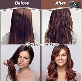 Large Hair Rollers Set - 24 Pieces with 12 Jumbo Rollers and 12 Clips for Long Thick Hair Volume (Black)