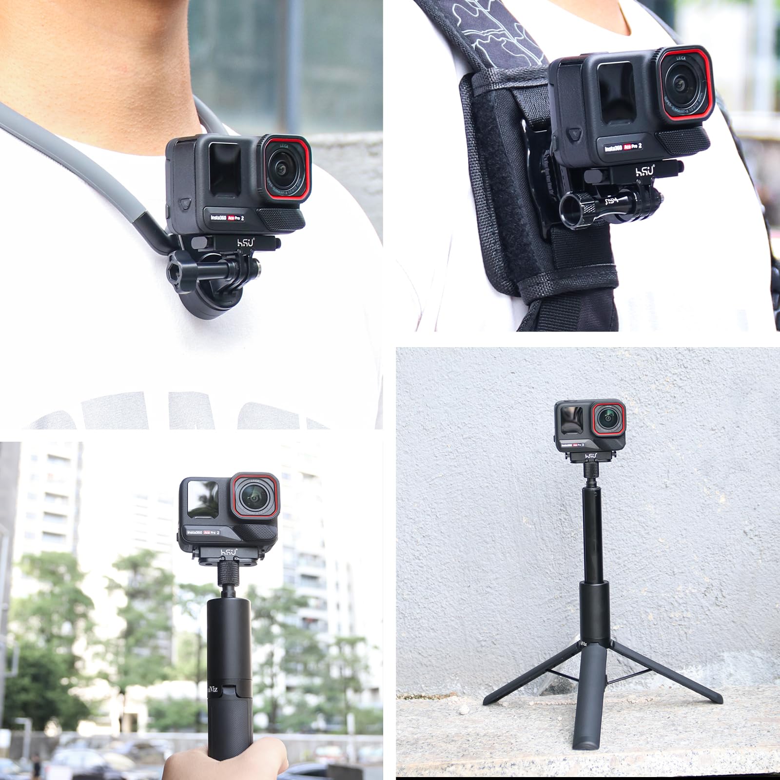 Amazon | HSU クイックリリースマウント Insta360 X5/Ace pro 2/Ace 