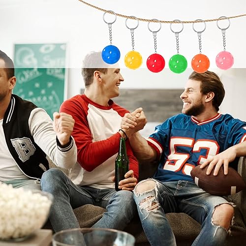 Miniatura 6 de DLUGOPIS 6Pcs Gifts for Pickleball Lovers Pickleball Ornament Pickleball Keychain Pickleball Keychains Bulk