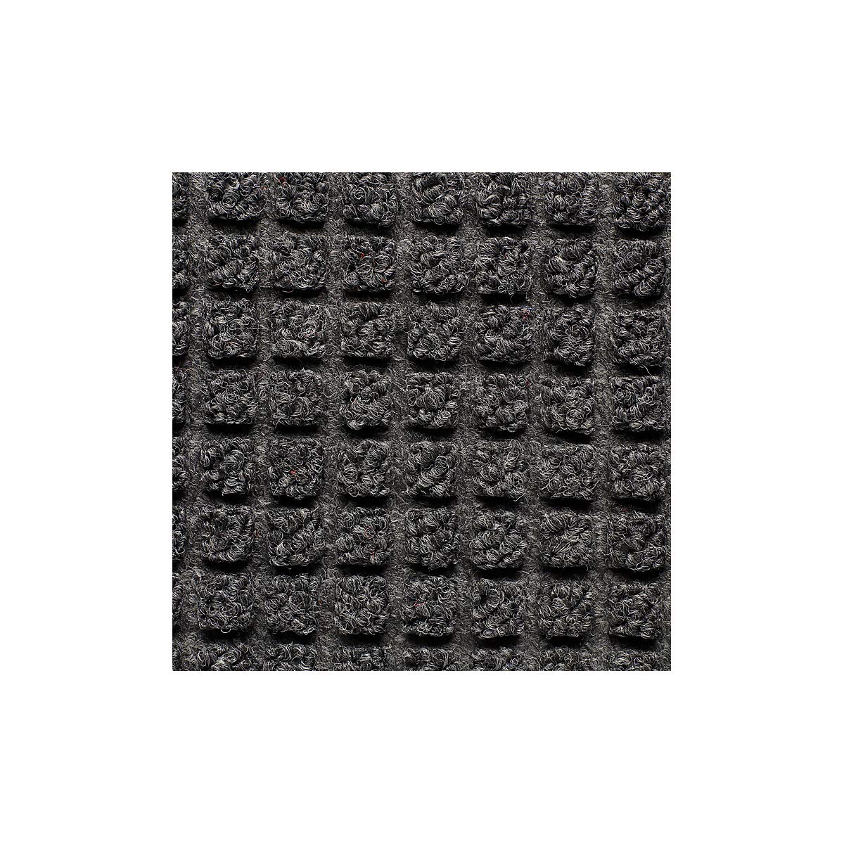 Notrax - 166S0034CH NoTrax 166 Guzzler Rubber-Backed Entrance Mat, for Home or Office 3' X 4' Charcoal