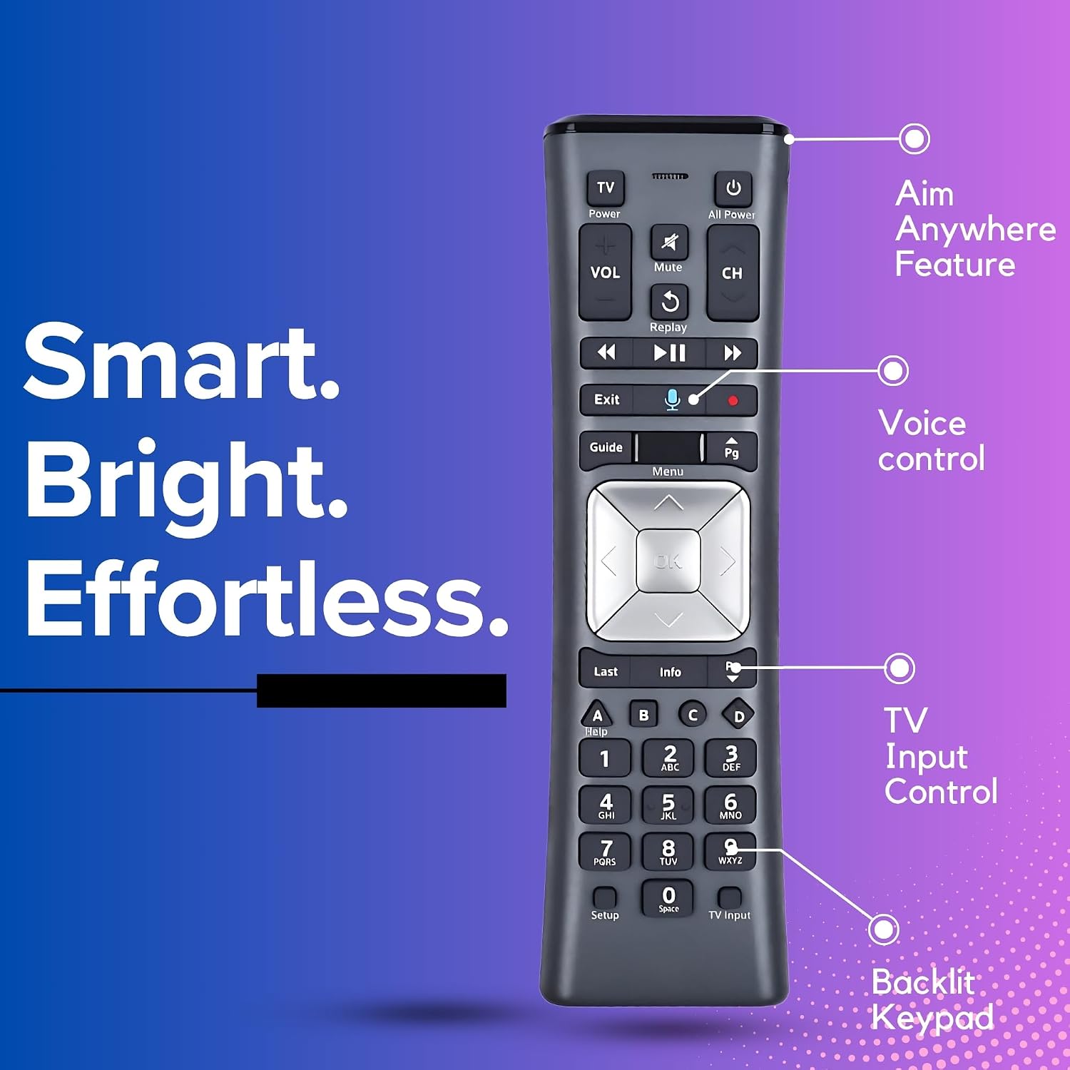2 Pack XR11 Xfinity Remote Control Replacement – Universal IR/RF Remote for Cox & Comcast, Easy Pairing, Voice Search, Backlit Keys, Compatible with X1, XG1, Xi3 Cable Boxes/DVR Receivers