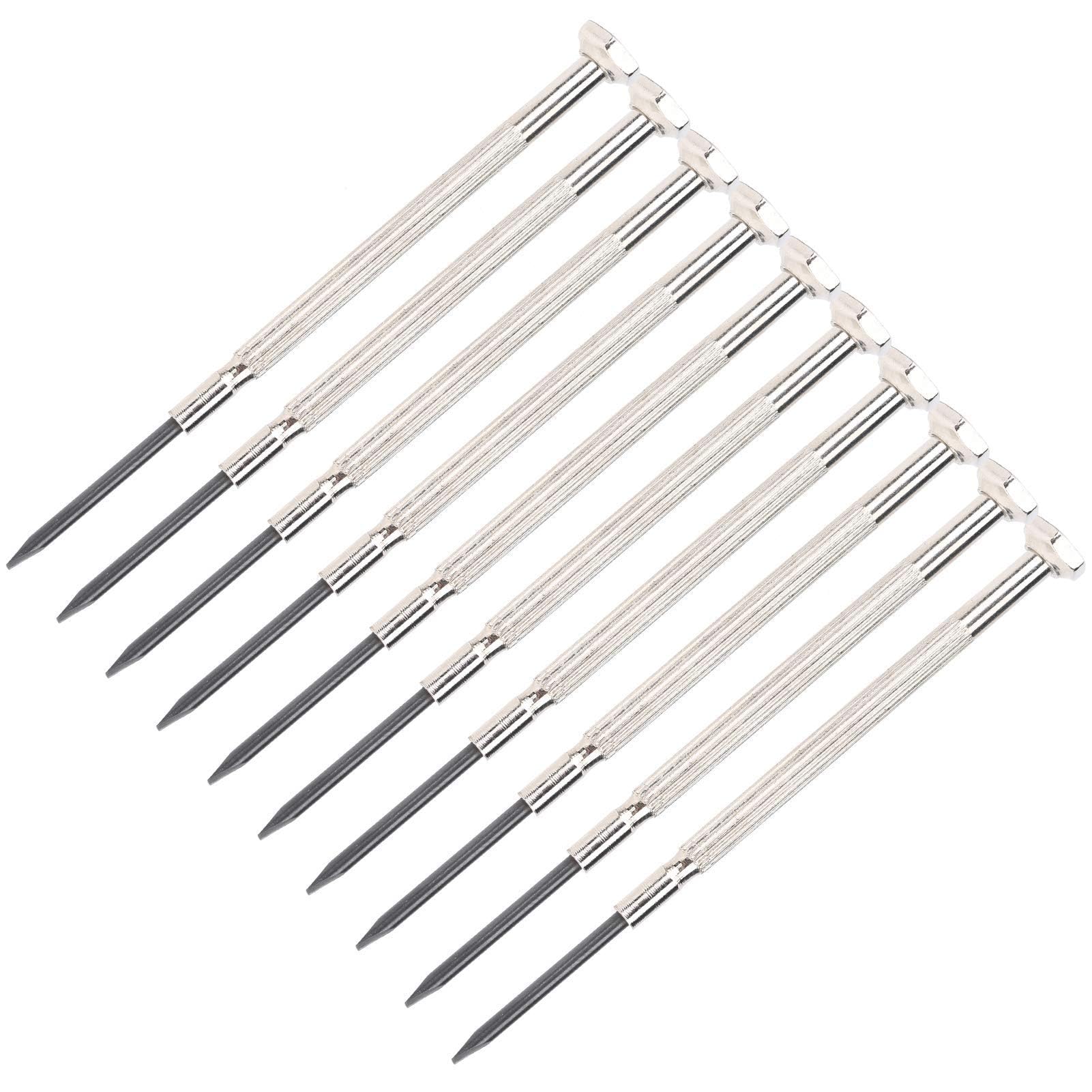 10PCS Set di cacciaviti professionali Manutenzione Riparazione di strumenti di cacciavite per flauto clarinetto sassofono