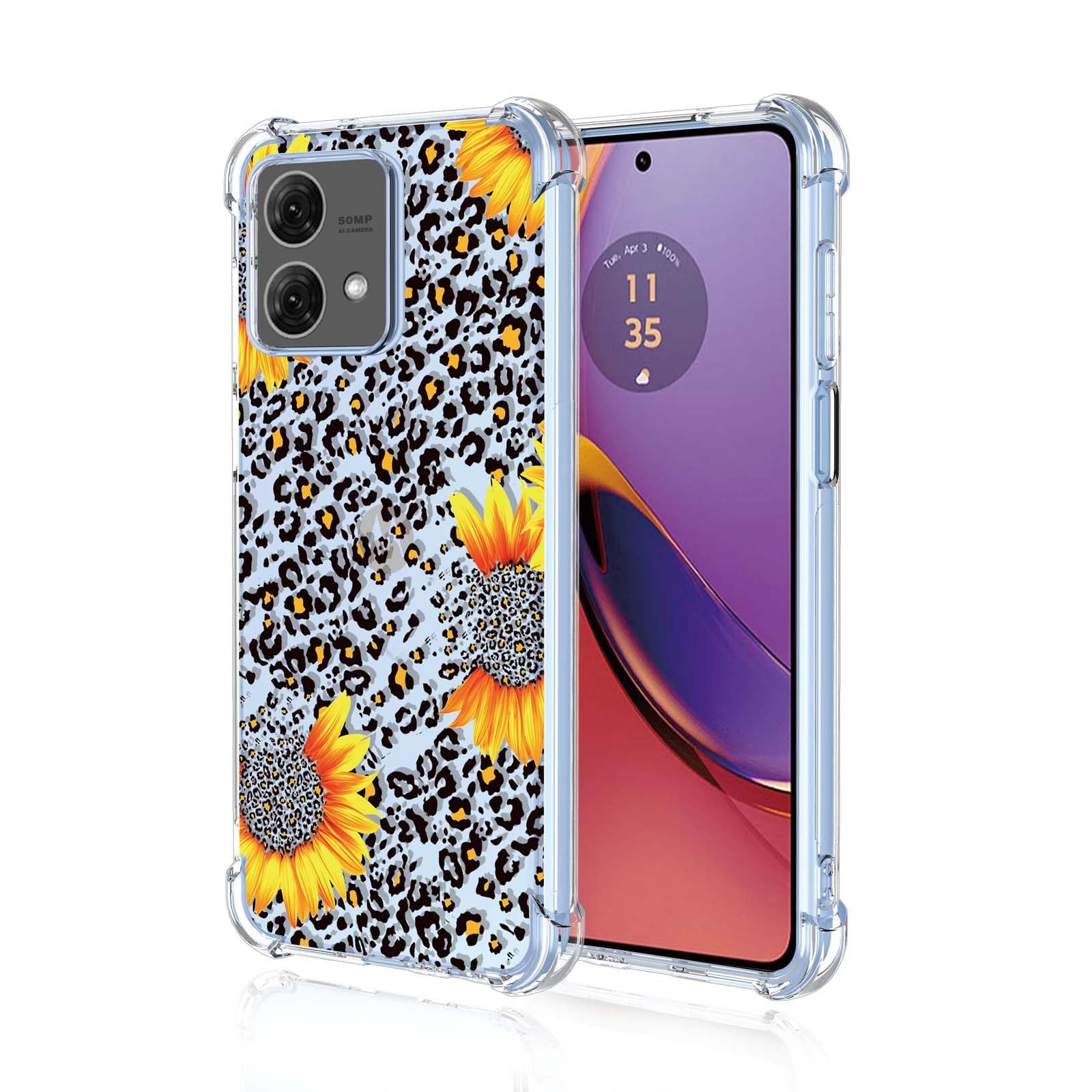 COMAKU Custodia per Motorola Moto G53 Cover, con Motivo a Rilievo Design, Ultra Slim Morbido TPU + PC Silicone Antiurto Antigraffio Case - Birra