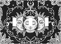 Vista 73 de Cubiertas de salida iridiscentes abstractas coloridas nubes dúplex de 1 cuadrilla, placa de cubierta de interruptor de luz arco iris, placas