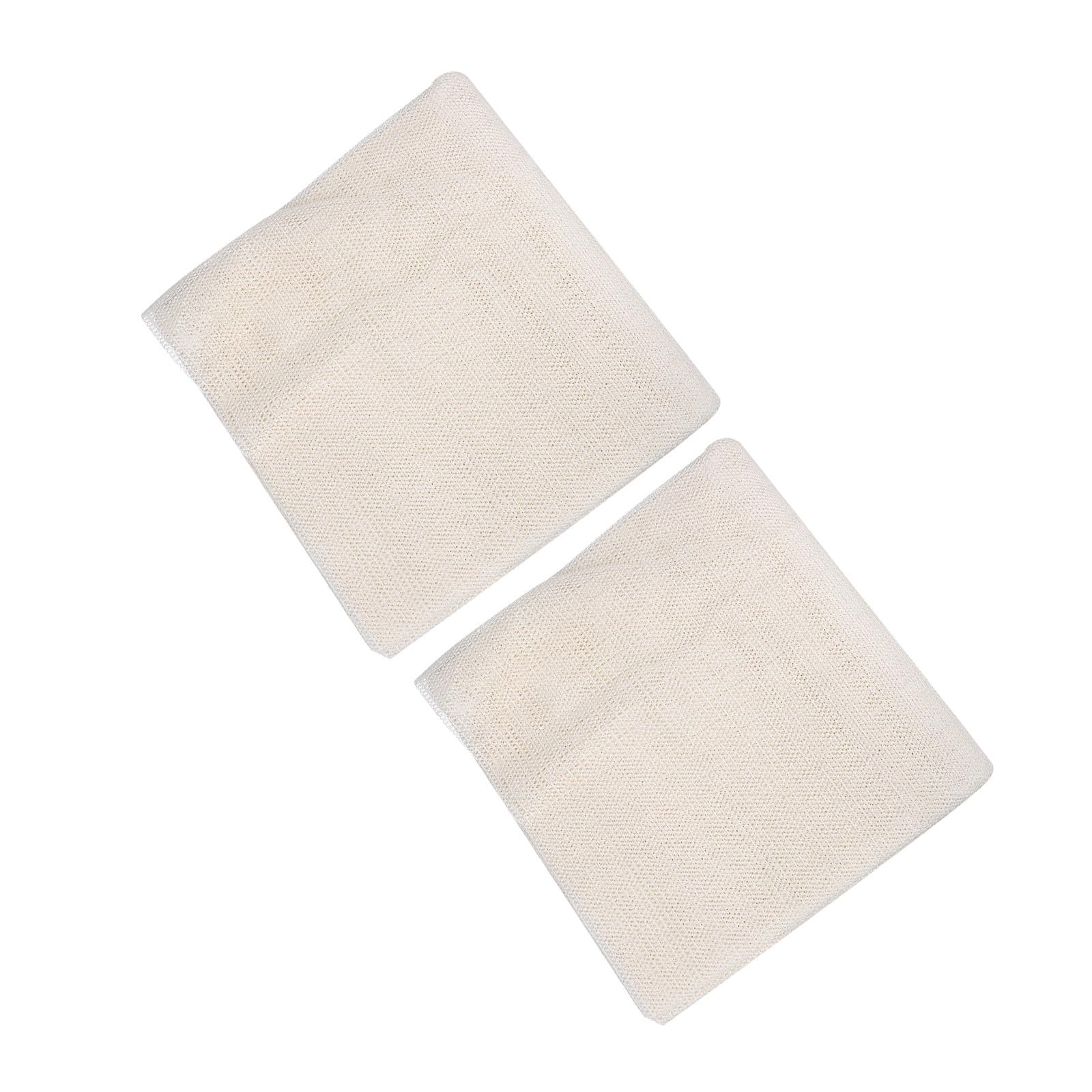 NUOBESTY rutschfeste Teppichunterlage aus PVC mit Dicker Polsterung 2 Stück Beige für Teppiche und Matratzen Fliesen und Holzböden im Zuhause