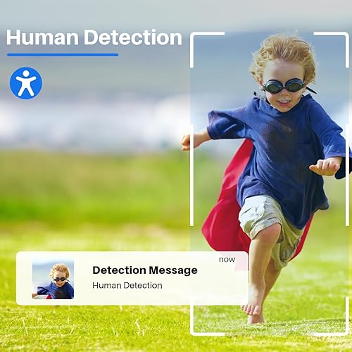 Miniatura 5 de Cámara de timbre de video inalámbrico de 1080p, detección humana AI, audio de 2 vías, visión nocturna IR, timbre inalámbrico incluido, Wi-Fi 2.4G,