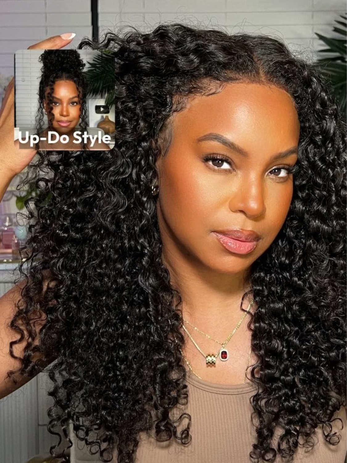 Beauty Forever Glueless Wigs Human Hair Pre Plucked Pre Cut Kinky Edge Hairline Bye Bye Knots 7x5 HD Lace Closure Wigs Jerry Curly Human Hair Wig Ready to Go Wig Bleached Knots 150% Density 22inch