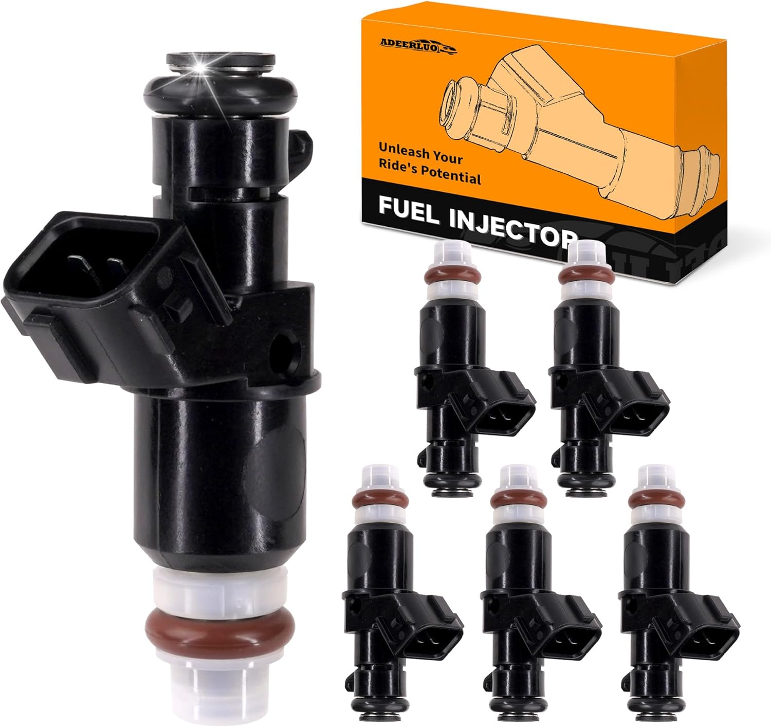 Fuel Injectors Fits For-Honda Accord 2003-2007 Odyssey 2005-2017 Pilot 2005-2011 Ridgeline 2006-2014 for-Acura MDX 2003-2006 TL 2004-2008 for-Saturn Vue 2004-2007 8001492N FJ485