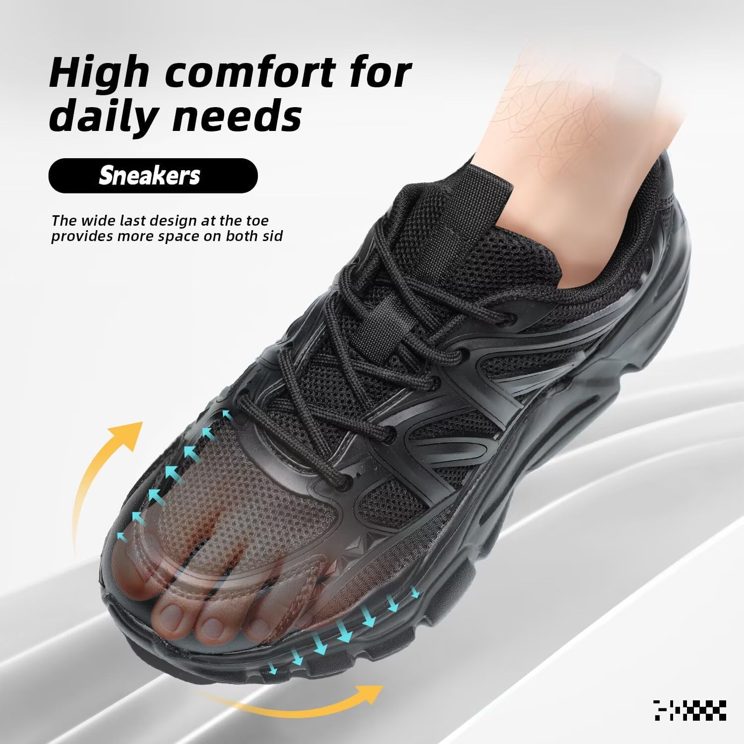 Womens Ladies Walking Shoes Fashion Running Sneakers Casual Comfor Lightweight Breathable Soft Sole Gym Tennis Work - Image 4