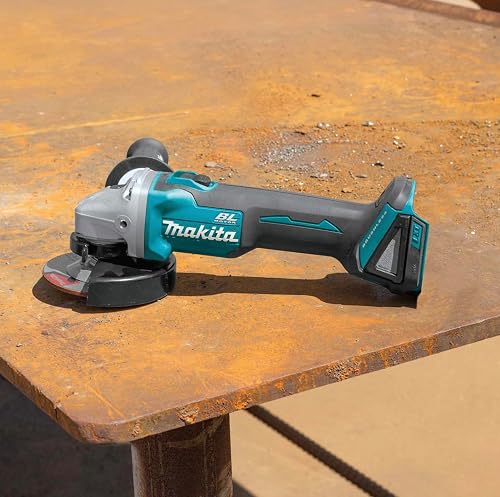 Makita DGA504Z - Mini-meuleuse à batterie 18V lithium-ion 125 mm BL seule machine sans chargeur ni batterie 60 x 450 mm,Noir - 9