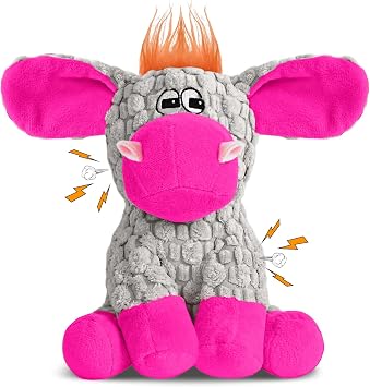 Dog Toys, Interactive Dog Toys, Durable Squeaky Dog Toys with Cotton Cloth and Crinkle Paper