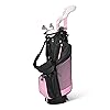 Amazon Basics Golf Club Set, 6- Piece with Stand Bag, Oversized Clubface, Low Center of Gravity