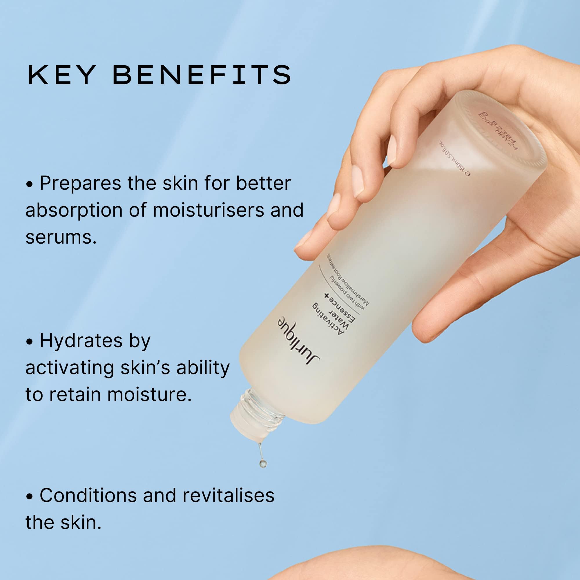 Jurlique Activating Water Essence+ |150ml | For All Skin Types Including Dry, & Oily Skin| Beauty Skincare Products For Women/Men | Australian Made Natural-Based Skincare