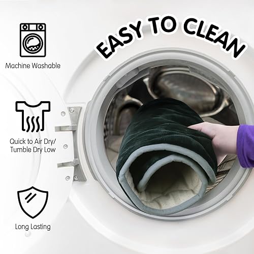 Miniatura 6 de Furrybaby - Colchón para perro con base antideslizante lavable a máquina, camita suave para mascota