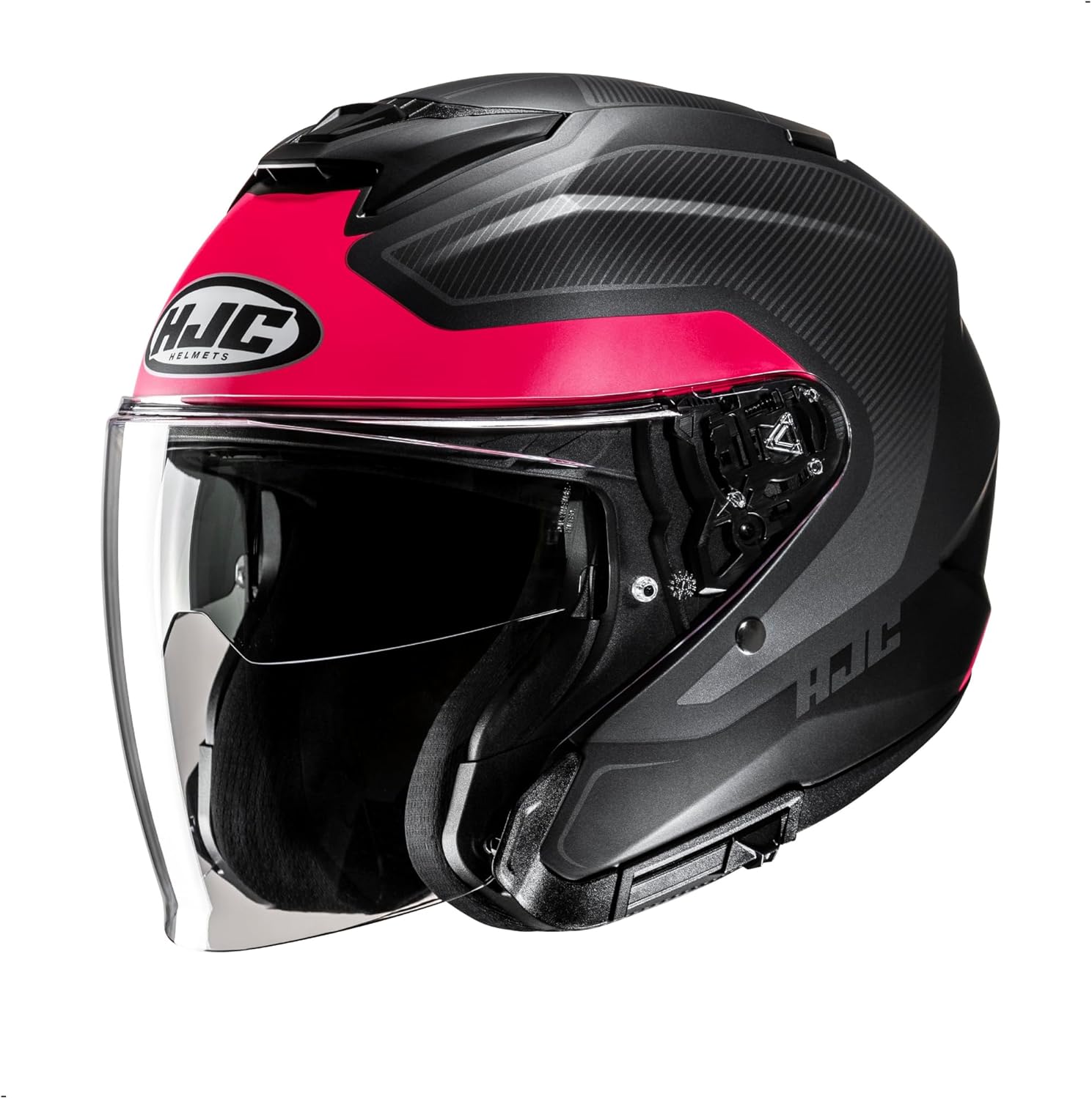 HJC i31 Tevis Open Face Motorcycle Helmet, DOT Approved (MC8SF, X-Large)