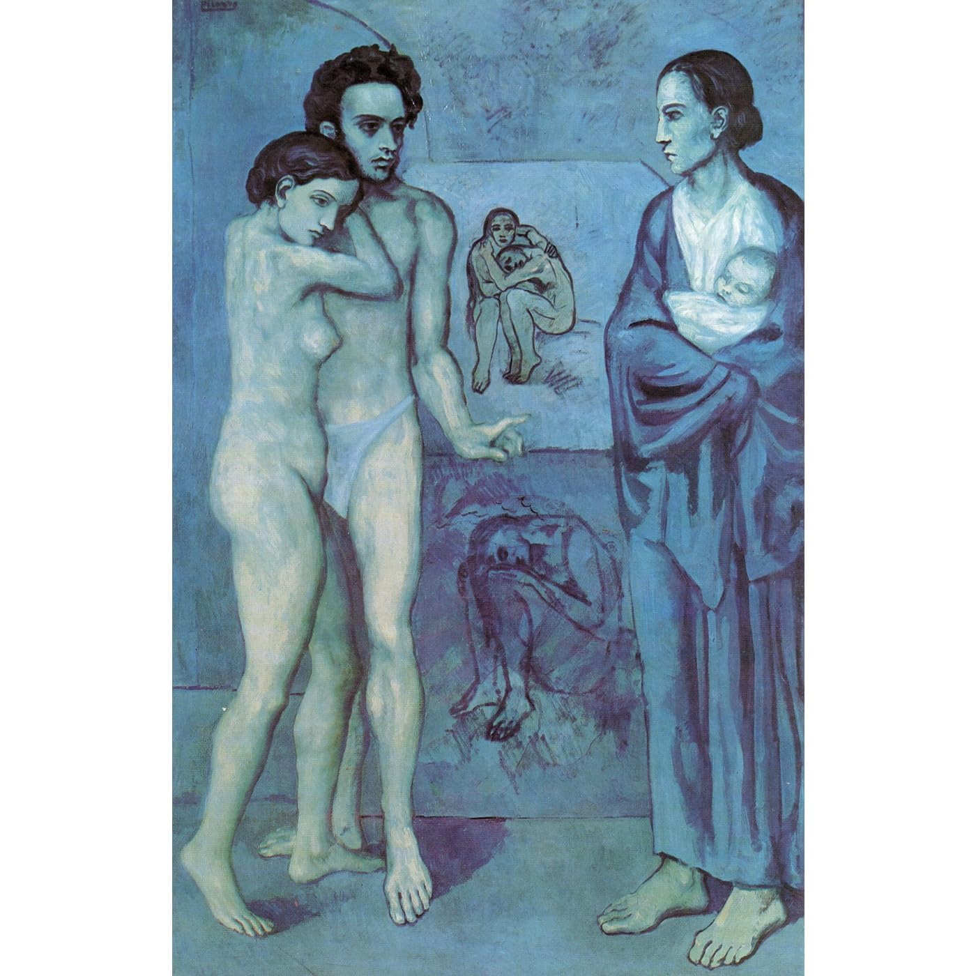 Impression giclée La Vie 1903 ARTICULOZY grand tableau décoration murale - 2
