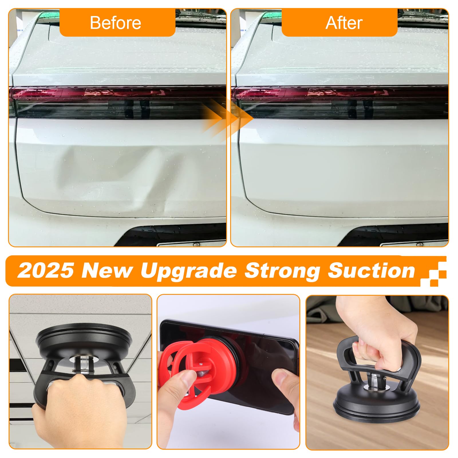 Car Dent Puller, Auto Body Repair Tool for Dents, Objects Moving - 3