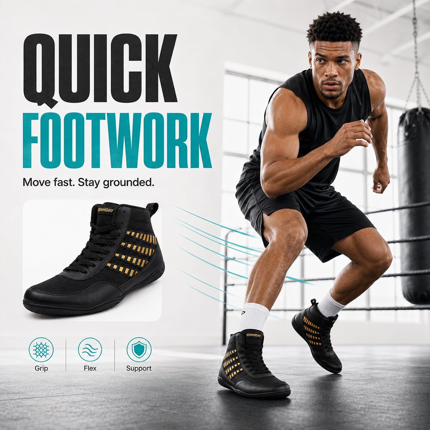 Wrestling Shoes Boxing Boots for Training Weightlifting