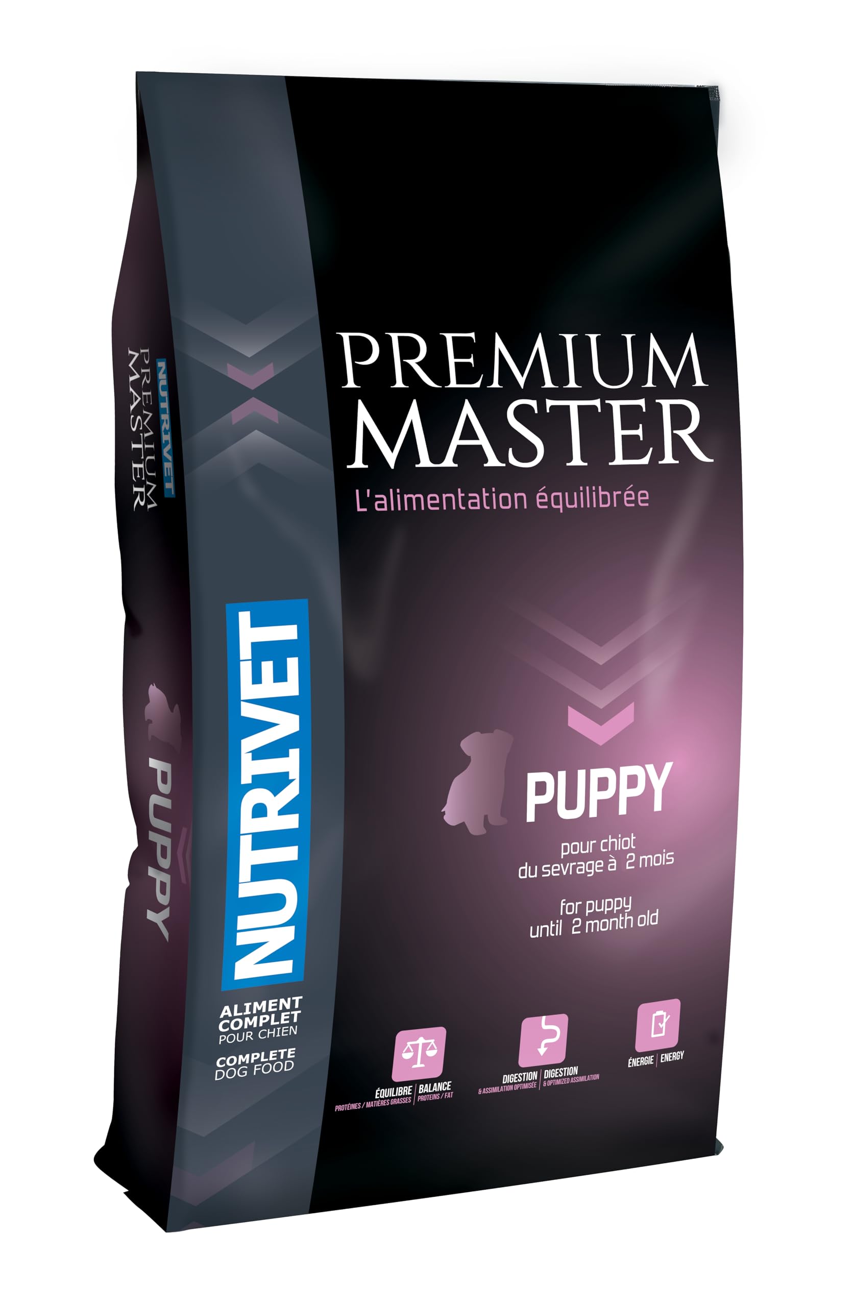 NUTRIVET - Premium Master Puppy - Croquetas para Cachorros con Actividad Normal - Pollo y arroz - 15kg