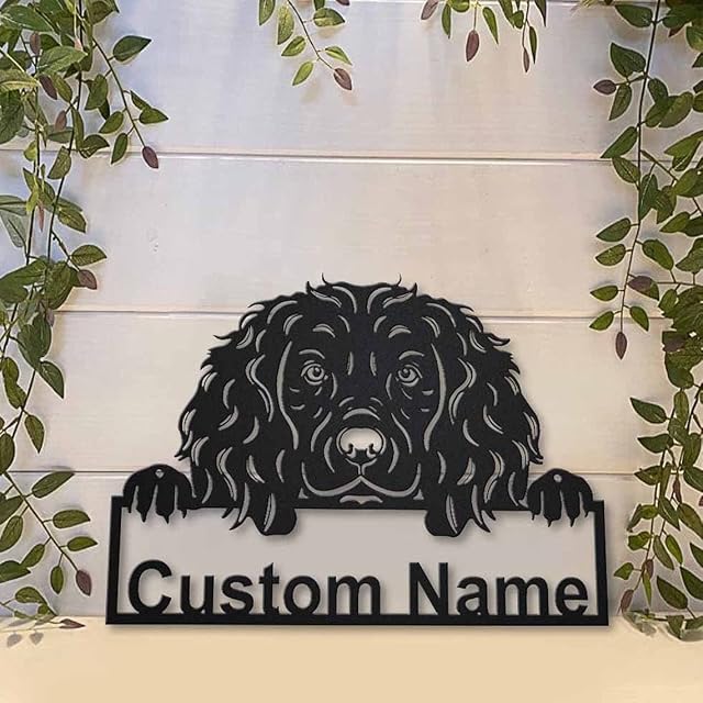 Foto 5 de 7 de SOULSIS Personalizado Boykin Spaniel Dog de madera Sign Art