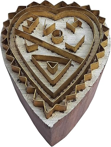 Miniatura 7 de Royal Kraft Sellos de madera de latón para impresión en bloques en arcilla, cerámica, tela BHFtag007