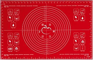 Mastrad F45210 - Bandeja para Horno (tamaño Grande), Color Rojo