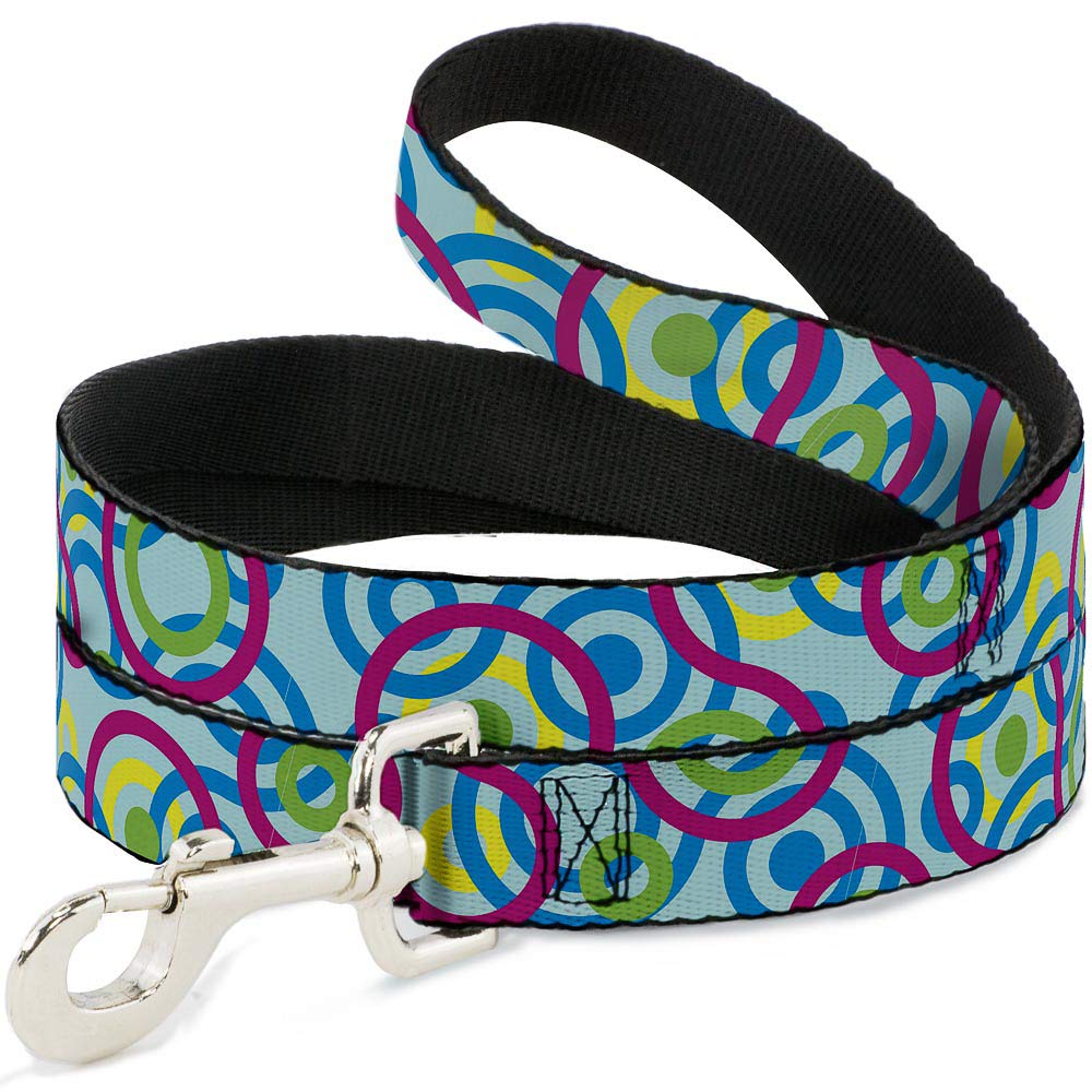 Laisse pour chien Buckle Down robuste avec imprimé tourbillon multicolore