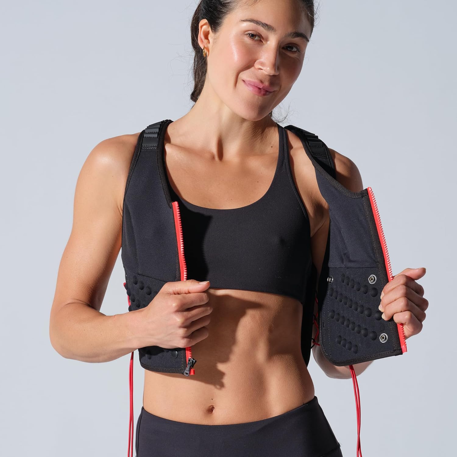 OMORPHO Women's G-Vest Run/Lite, 3 lb (up to 9 lb with addition of G-Pack), weighted vest for women, low-profile, fully adjustable, comfort fit. Light enough for daily runs. Powerful enough to make every mile work harder.