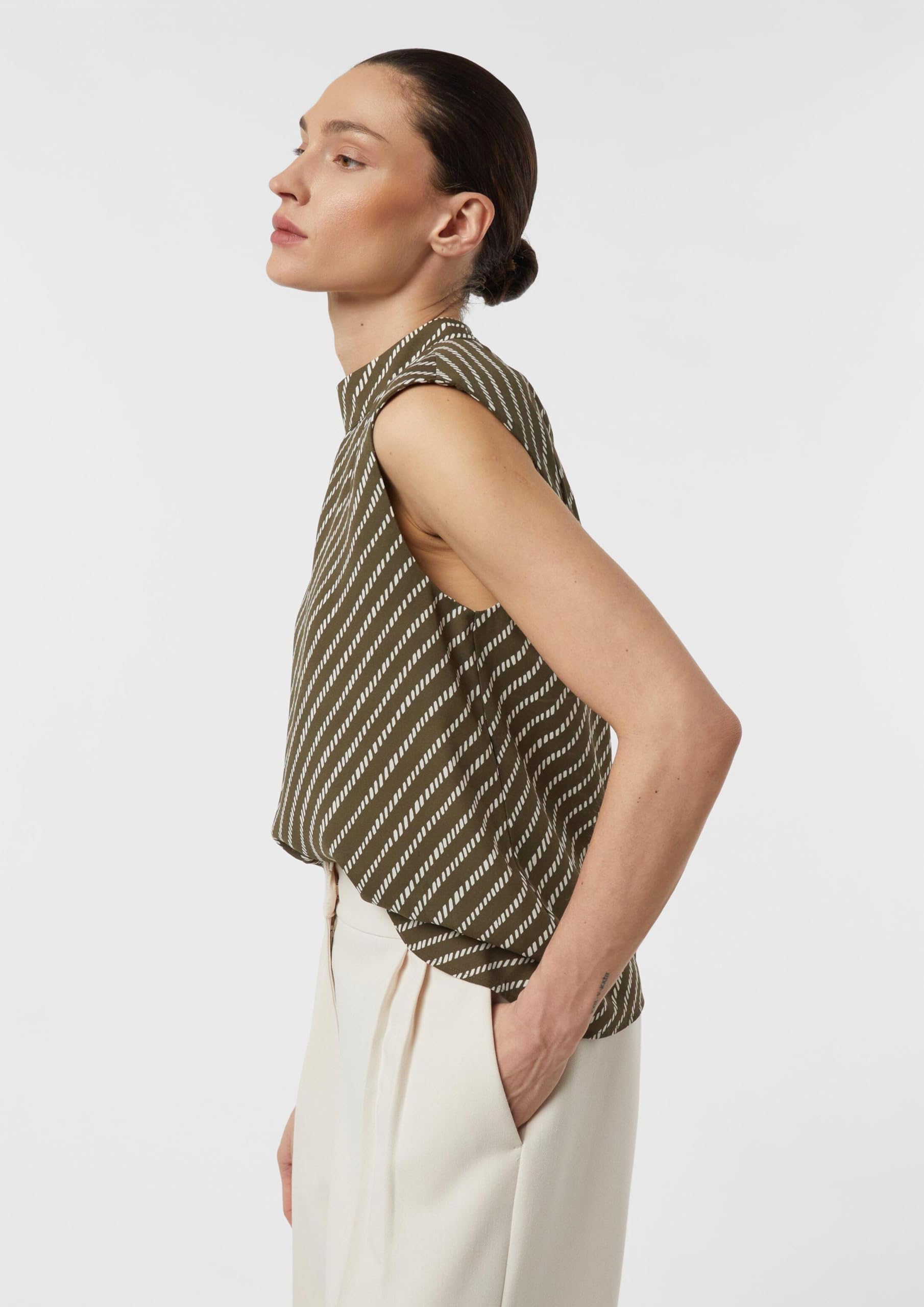 Comma Camicia a Maniche Corte Donna