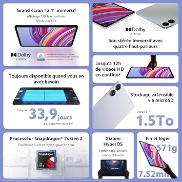 Xiaomi Redmi Pad Pro 8 GB / 256 GB 12.1 Inch Tablet One Size