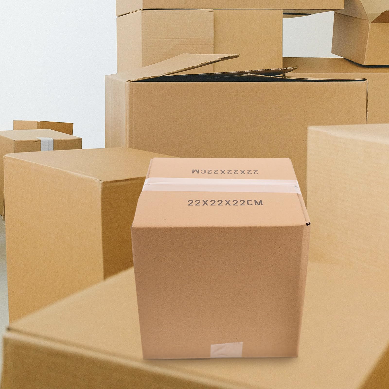 Robuste Quadratische Verpackungskartons Braun Papier