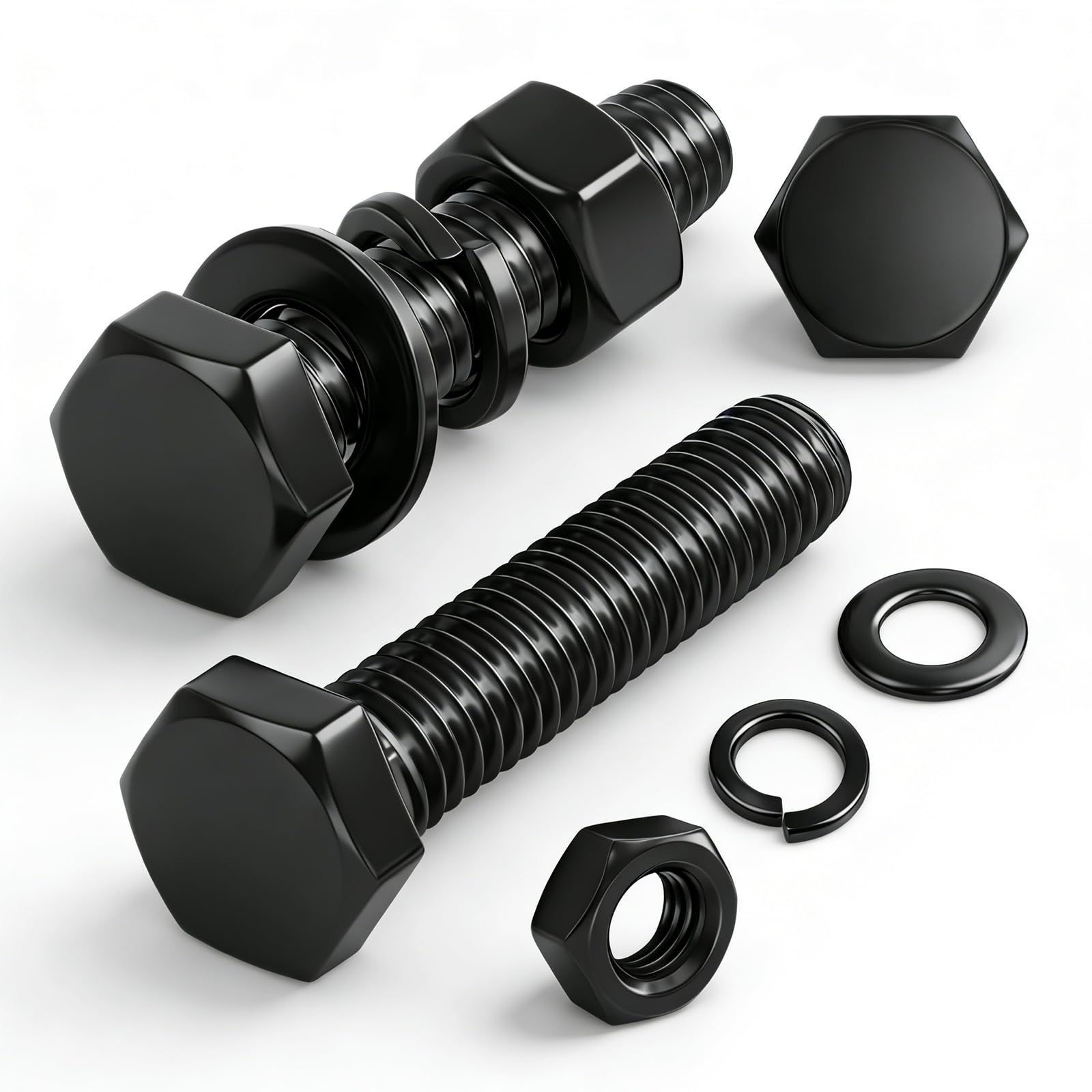 PDKKFF 60 Stück Senkkopfschrauben M3x8mm Innensechskant, Sch