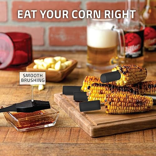 Vista 5 de Kaluns Accesorios para Barbacoa, Regalos para Papá para Navidad, Regalos para Barbacoa, Juego de Herramientas para Barbacoa de Acero Inoxidable