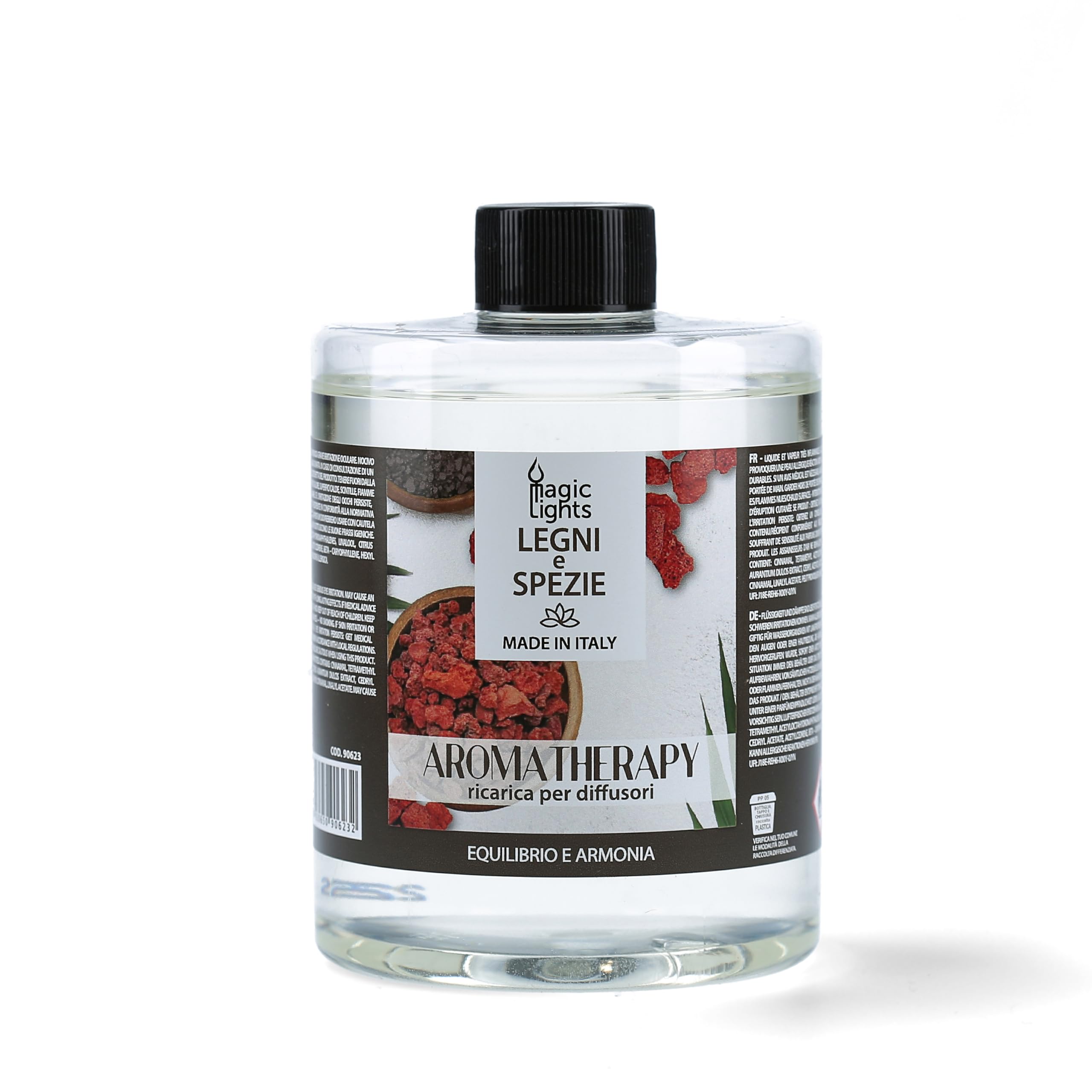 Magic Lights Ricarica Diffusore a Bastoncini 500ml | Aromaterapia Legni e Spezie | Essenza Profumatore Ambiente Lunga Durata | Prodotto in Italia (Torino) | Equilibrio & Armonia