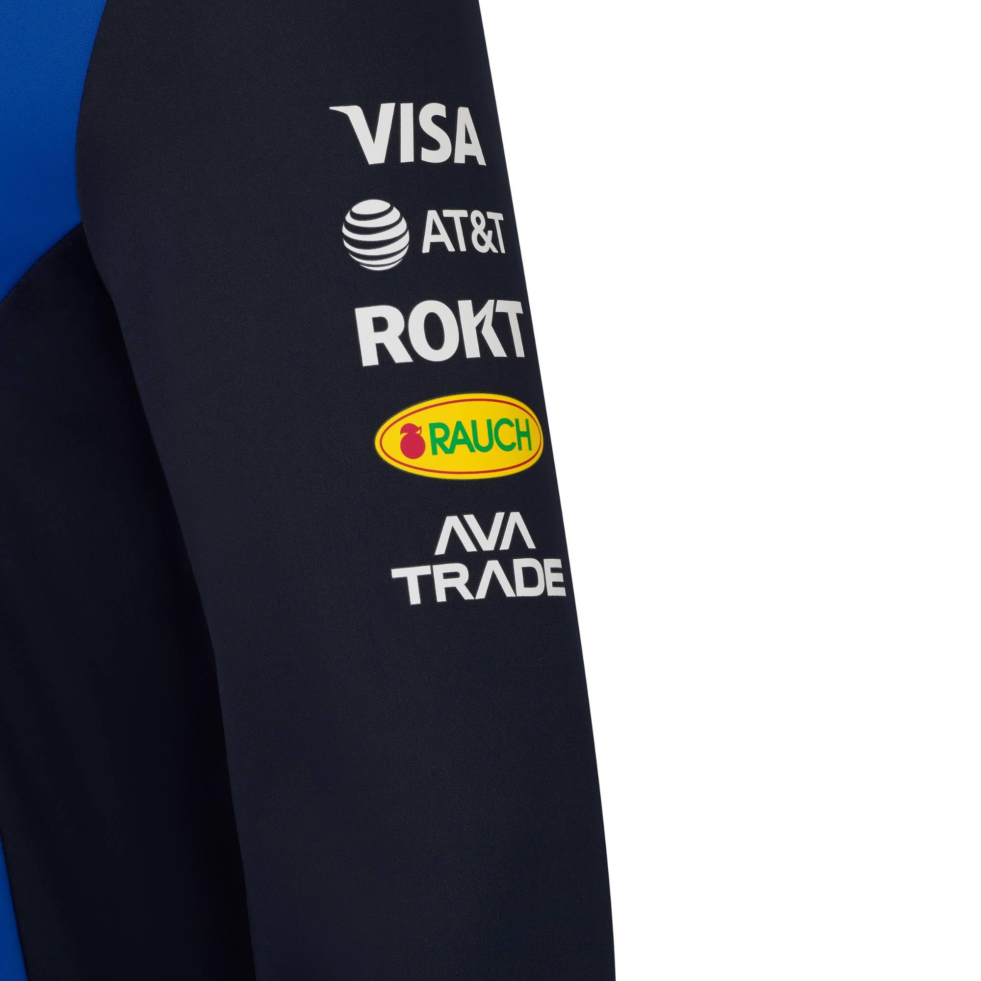 Red Bull ENERGY WEAR Oracle RB Racing Replica Zip Hoodie Blau | Offizieller Formel 1 Fanartikel - 91% Polyester, 9% Elastan