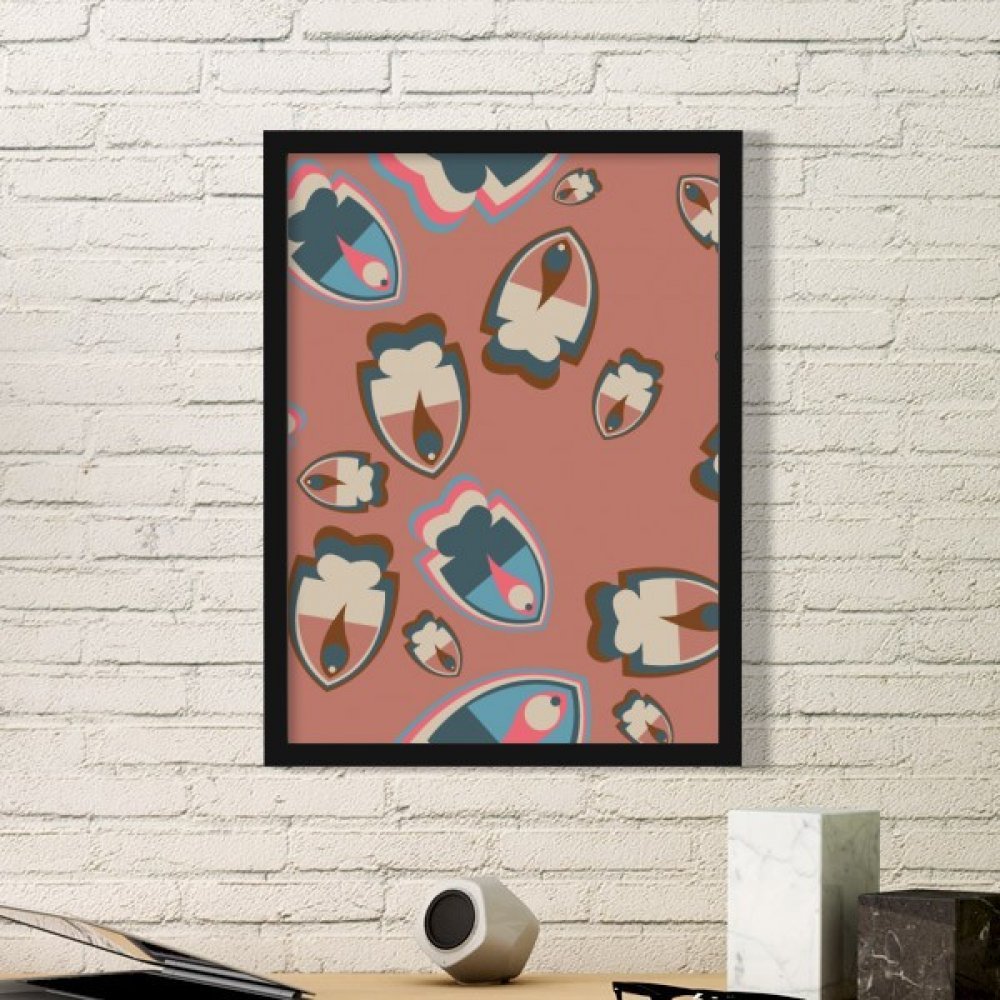 Tableau poissons tropicaux DIYthinker pour raviver un mur blanc
