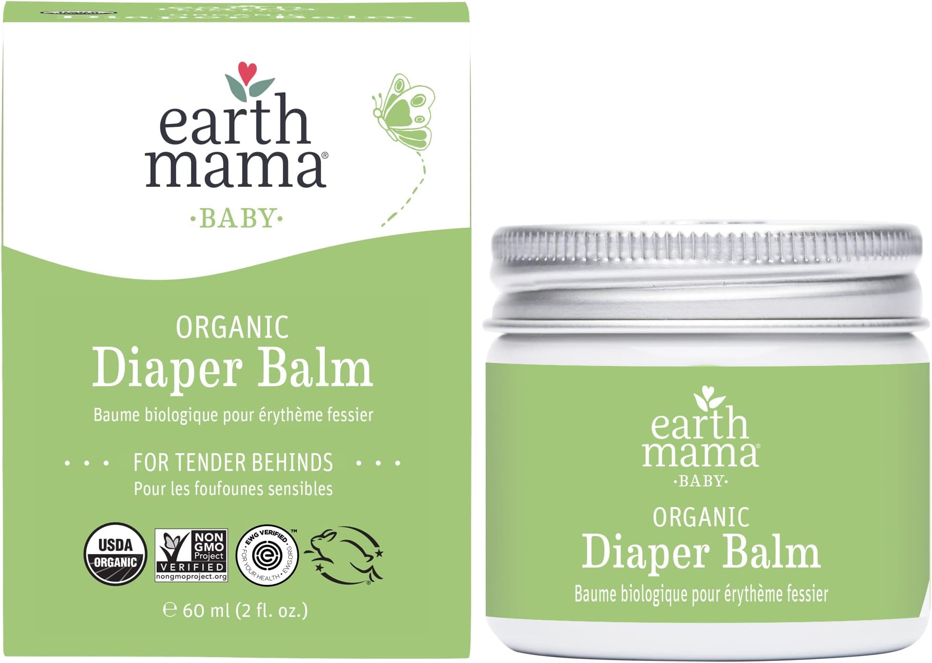 Earth Mama Bottom Balm, 60 ml