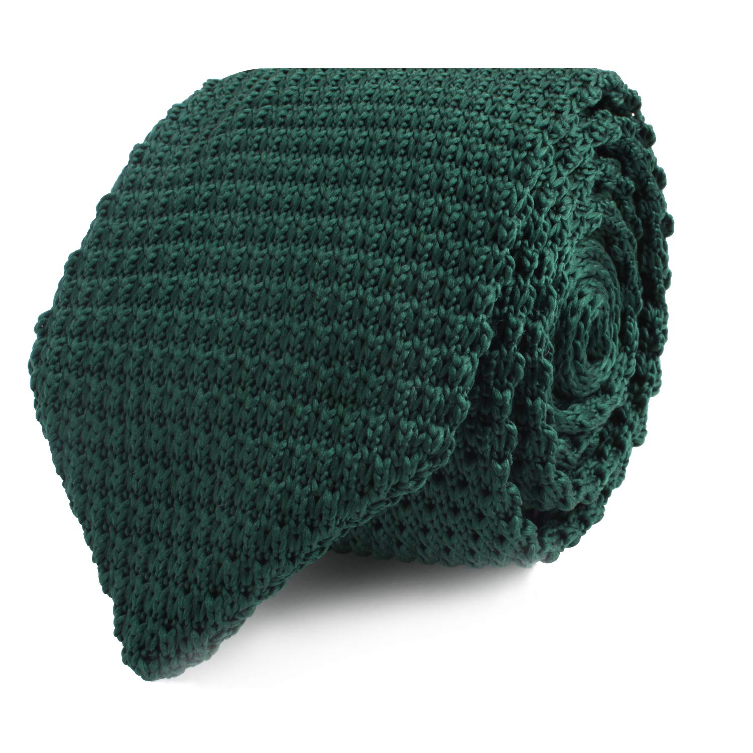 AUSCUFFLINKS Corbata flaca de punto verde | 5 años de garantía | Regalos para hombres | Accesorios para padrinos de boda | Corbata de boda