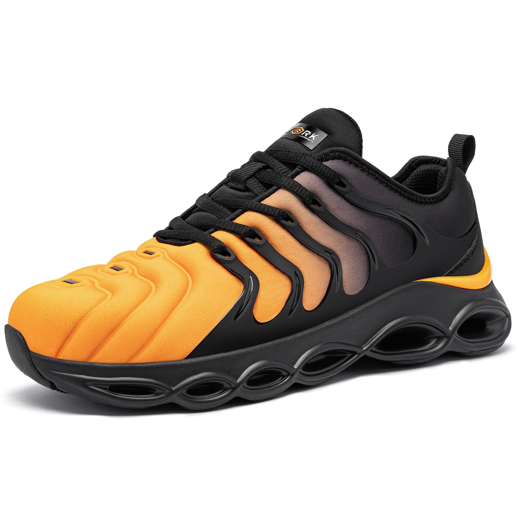 LARNMERN Chaussures de Sécurité Femme Embout Acier Respirante Orange 40 EU