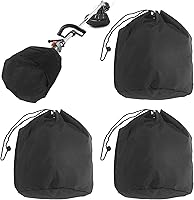 YWOOW Heavy Duty Waterproof Trimmer Engine Covers for Weed Eaters, Edgers, Pole Saws, Brush Cutters - 3 Pack Black