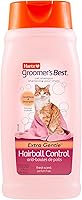 Hartz Groomer's Best Extra Gentle Cat Shampoo Hairball Control - Silky Shiny Coat, Fresh Scent, 15 oz