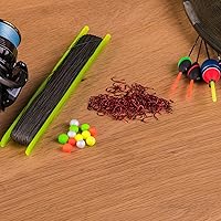 Vista 8 de 200 cuentas redondas de plástico suave brillante de 0.315 pulgadas, cuentas suaves de goma, caja de accesorios de señuelos de pesca, huevos de cebo