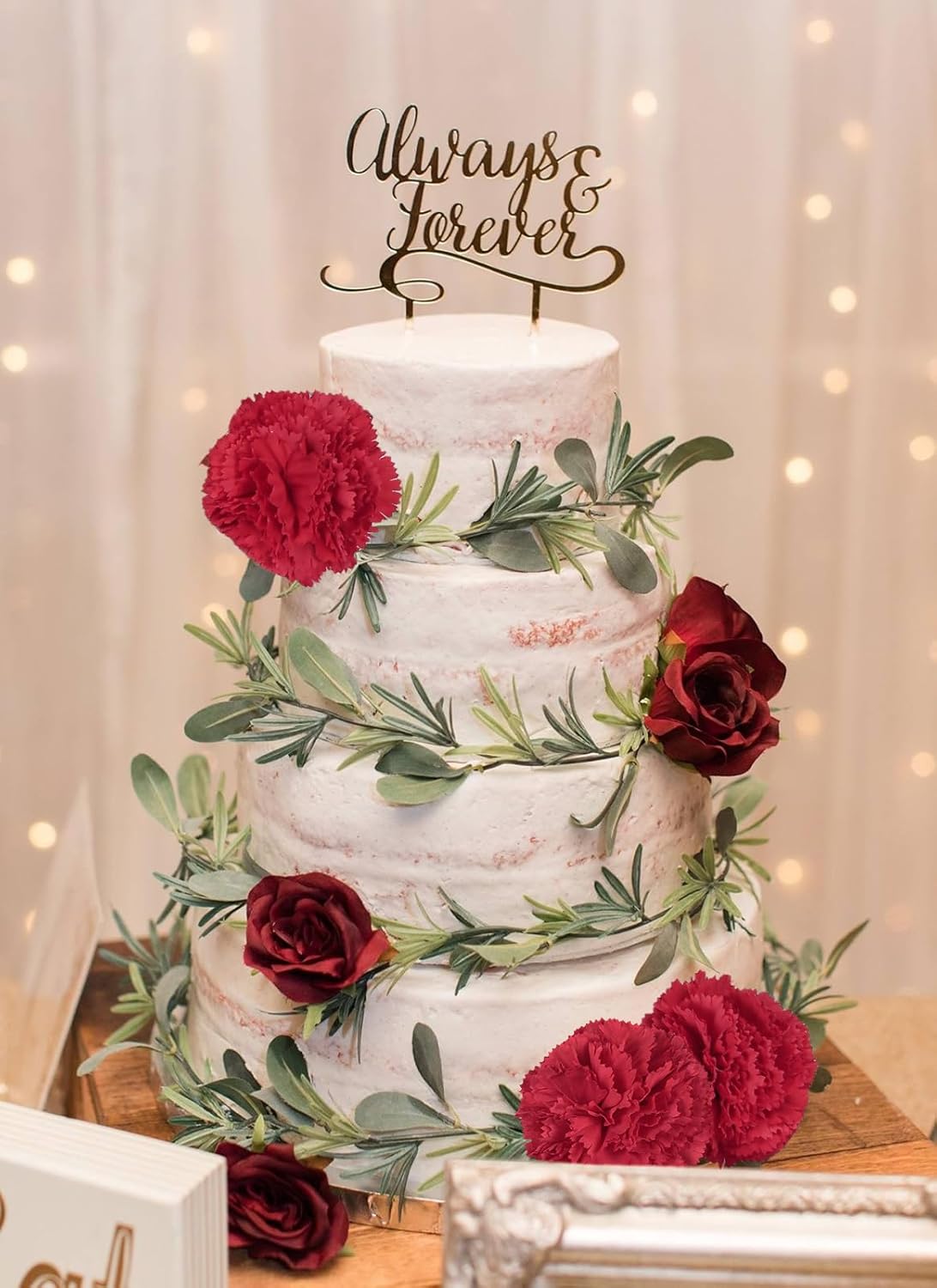 IPOPU Red Carnations Artificial Flowers,16PCS Fake Carnations Silk Flowers for Wedding Bouquets Home Table Decor (Red) - Image 4