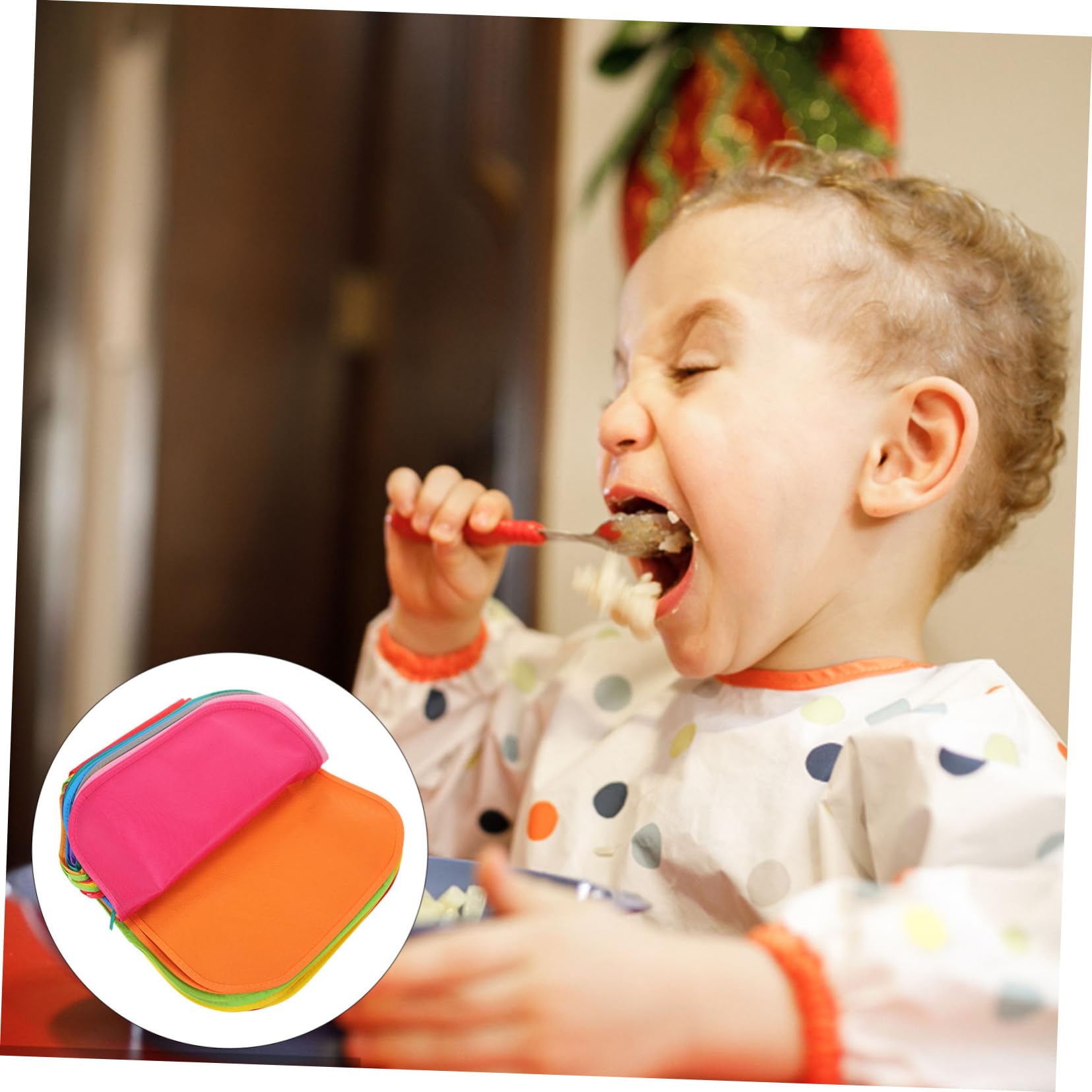 Kinderschürze aus Vliesstoff 33x48cm, 24 Stück für Kinder | Einweg Künstlerschürzen für Mal und Bastelarbeiten, in Schule und Hause