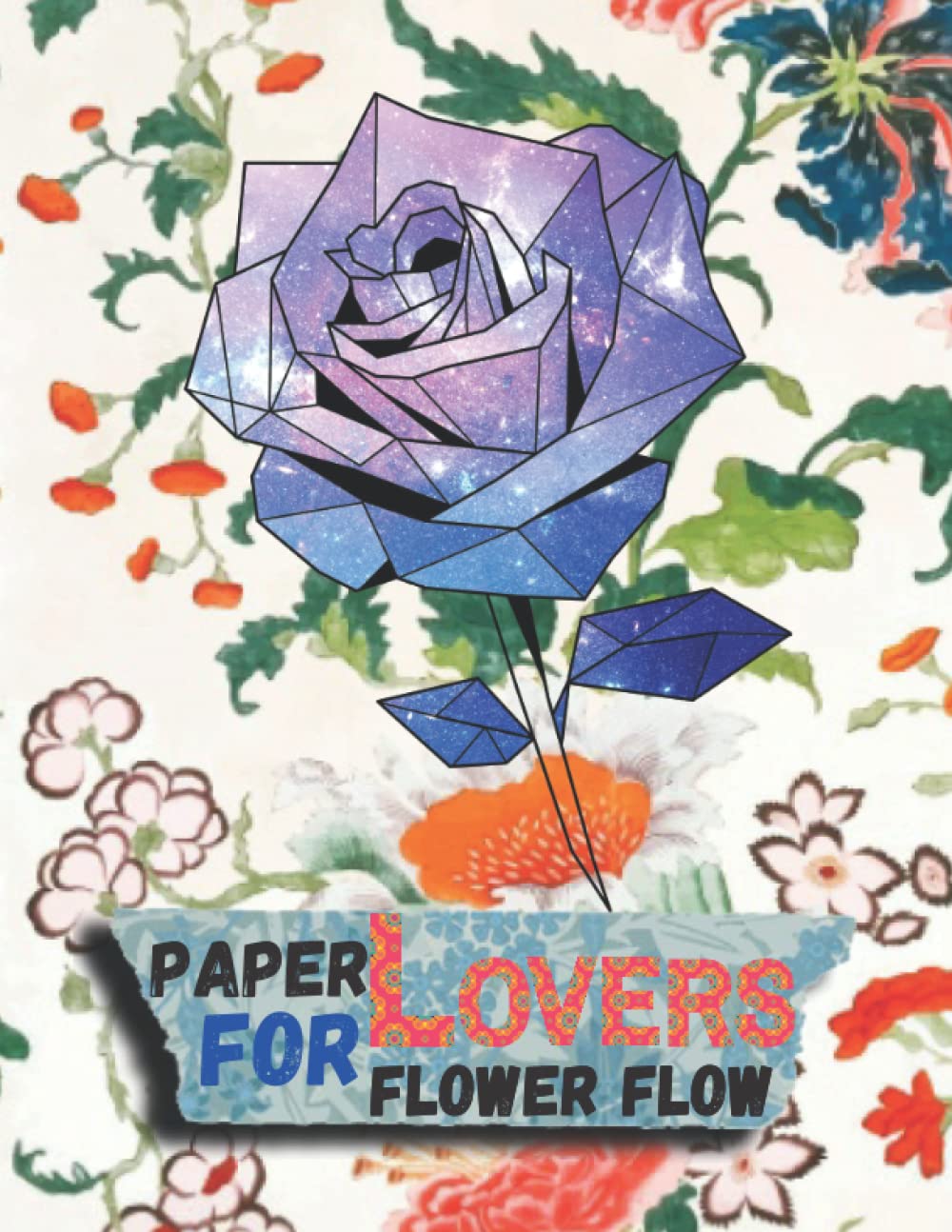 Paper Lovers for Flower Flow: 160 Pages Composition Notebook, Wide Ruled, Composition Book Large Writing Journal for Homework And Schoolwork, 8.5 X 11 INCHES.