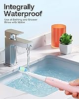 Vista 6 de Bitvae Cepillo de dientes eléctrico ultrasónico - Cepillo de dientes eléctrico sónico recargable